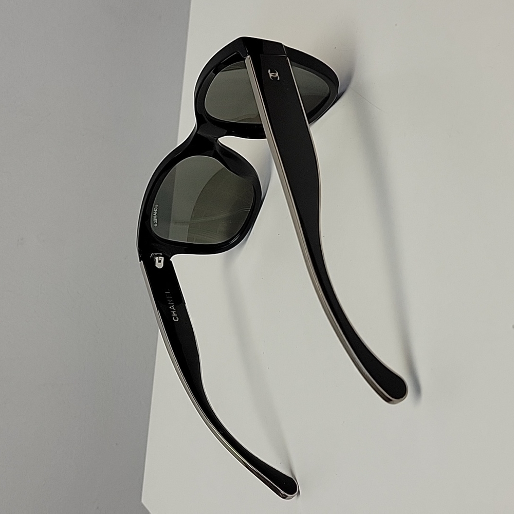 Authentic Chanel Black Sunglasses - Picture 5 of 9